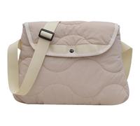 FIRSTXIU Borse da donna alla moda Lingge borsa a tracolla giù borse a tracolla stile coreano borsa messenger per tutti i giorni, Beige, Taglia unica
