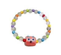 FIRSTXIU Braccialetti, braccialetto colorato con perline di mostri dopamina perline Hanschain braccialetti gioielli per donne mostri braccialetto ciondolo