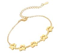 FIRSTXIU Braccialetti, elegante braccialetto con zampe di animale domestico che simboleggia amore e compagnia accessorio per l'uso quotidiano in diversi colori decorazione