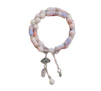 FIRSTXIU Bracciali, braccialetto segmento bambù con disegni in bambù naturale e intricate incisioni foglia per le donne cercano stili unici