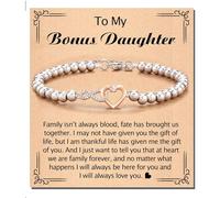 FIRSTXIU Bracciali, eleganti braccialetti con cuori infiniti con eleganti cristalli per donne che simboleggiano amicizia e stile quotidiano casual
