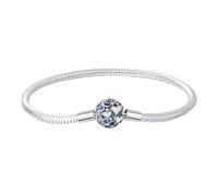 FIRSTXIU Bracciali, eleganti braccialetti con design floreale con perline rotonde e cuore pieno di strass decorazione per donne alla moda