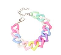FIRSTXIU Collana/braccialetto alla moda con dopamine, da donna, con design unico e colore elegante, per feste e uso quotidiano, plastica/resina