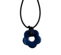 FIRSTXIU Collana, collana con ciondolo a forma di fiore in acrilico dopamina scavato con fiori, bellissimo gioiello per il collo per eventi casual o formali, 2.7cm, Acrilico