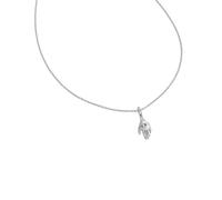 FIRSTXIU Collana con ciondolo a forma di occhio di palma con zircone incastonato a forma di O, lunghezza regolabile, collana unisex fatta a mano, Palm, Rame