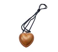 FIRSTXIU Collana,Fashion Trend Loves Pendente Collarbone Catena Temperamento Semplice Freddo Regolabile Nero Corda Collana, 86cm, Pelle