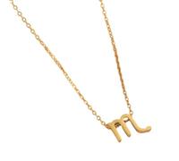 FIRSTXIU Collana giocosa con 12 costellazioni con ciondolo a forma di costellazioni, con simbolo della lettera, girocolli, segno dell'oroscopo