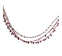 FIRSTXIU Collana girocollo con ciondolo a forma di goccia di sangue rosso in resina rossa con ciondolo in resina rossa