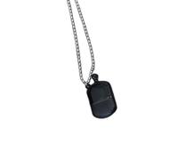 FIRSTXIU Collana, stile tradizionale cinese, collana con ciondolo in lega, collana unica con fiaschetta, adatta per vestibilità regolabile, Perfume bottle necklace length 72cm pendant 4cm, Metallo