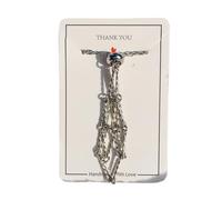 FIRSTXIU Collane, collana regolabile con ciondolo a rete in metallo con gabbia di cristallo, supporto per collana di ricambio con pietra di cristallo vu, 7cm, Metallo