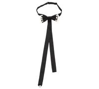 FIRSTXIU Cravatte eleganti per signora Delicato ciondolo di perle Cravatta Pre Legato Cravatta Formale Ragazze Ragazzo Accessori Uniforme Maschile Colore Nero Cravatta Cravatta Maschile Donne Cravatte