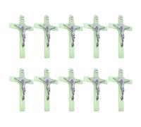 FIRSTXIU Crocifisso luminoso da parete in metallo, crocifisso da parete per dare benedizione e spirito sacro: regalo di fede per la tua conoscenza