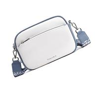 FIRSTXIU Delicata borsa a tracolla in pelle PU con tracolla regolabile per chitarra per le donne piccola borsa a tracolla casual Satchel, Blu, Taglia unica