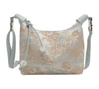 FIRSTXIU Elegante borsa a tracolla in nylon con motivo di tessitura cinese vintage borsa a tracolla con cerniera piccola borsa per donne borsa in tessuto tessitura, Blu, One Size