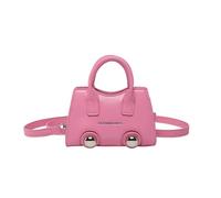 FIRSTXIU Elegante piccolo rivetto impreziosito borsa a tracolla per le donne primavera alla moda borsa a tracolla quadrata per varie occasioni, rosa, Taglia unica