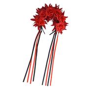 FIRSTXIU Fascia per capelli leggera decorata con crisantemo confortevole per lunghe ore durante le feste di Halloween Decorazioni per capelli di Halloween