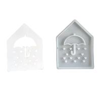 FIRSTXIU Hollows House, stampi in silicone per gli appassionati di pasticceria, per torte, cioccolatini e gelatine