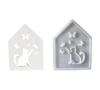 FIRSTXIU Hollows House, stampi in silicone per gli appassionati di pasticceria, per torte, cioccolatini e gelatine