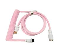 FIRSTXIU Il cavo a spirale USB della tastiera di gioco altamente rimbalza l'effetto con la tastiera del connettore 1.5M di aviazione del metallo