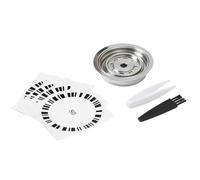 FIRSTXIU Innovativo convertitore per cialde da caffè, pratico convertitore in acciaio inox, per una facile pulizia, adattatore riutilizzabile per cialde