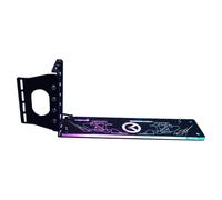 FIRSTXIU PCI-E Riser PC Schede Grafiche Verticalmente Cavalletto Base Supporto Staffa GPU con LED 5V 3pin RGB aura 12V RGB
