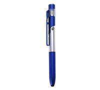 FIRSTXIU Penna a sfera, penna a sfera con luce LED, multifunzione, pieghevole, staffa di supporto per scuola, ufficio, studenti, lettura notturna