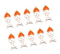 FIRSTXIU Personalizzabile Doppia faccia Pesce Ciondolo Pelle Sensibile Gioielli Che Fanno Accessori Per Collana Orecchini Bracciali Doppio Lato Ciondolo Pesce, Misura unica, come descritto, come
