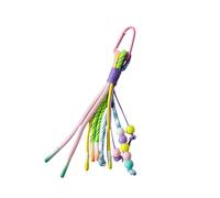 FIRSTXIU Portachiavi alla moda fatto a mano con perline etniche eleganti portachiavi fascino per borsa decorazione borsa fascino portachiavi, GT3279, Taglia unica