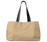 FIRSTXIU Pratica borsa a tracolla in nylon per le donne con grande capacità e design resistente all'usura borsa shopper per viaggi o lavoro, cachi, Taglia unica