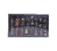FIRSTXIU Presepe di Natale Set Mangiatoia Ornamento Figure Religiose per Decorazione di Natale