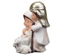 FIRSTXIU Set di statuette per presepe di Natale, decorazione per interni per la casa, per tavolo e festività natalizie