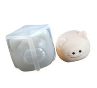 FIRSTXIU Stampi in silicone a forma di animaletti per fondente, mousse, torte, pasticcini, cioccolato, decorazione antiaderente, facile da pulire