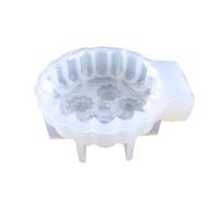 FIRSTXIU Stampo in silicone 3D per candele, sapone, gesso, cioccolato, torte, strumenti per la cottura di gesso, argilla