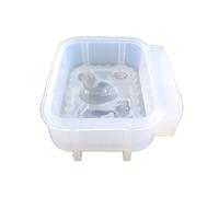 FIRSTXIU Stampo in silicone 3D per candele, sapone, gesso, cioccolato, torte, strumenti per la cottura di gesso, argilla