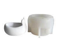 FIRSTXIU Stampo in silicone a forma di coniglietti pasquali, per candele e candele, a forma di coniglio, per creare decorazioni per feste
