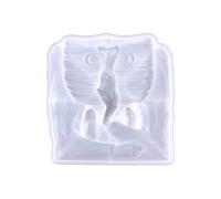 FIRSTXIU Stampo in silicone a forma di scimmia 3D per candele in gesso fatto a mano, stampi in resina per creare decorazioni uniche regali
