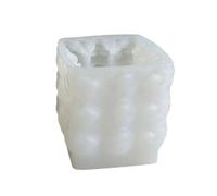 FIRSTXIU Stampo in silicone riutilizzabile per candele a forma di zucca con teschio 3D di Halloween per resina per decorazioni domestiche