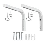 FIRSTXIU Supporti multiuso della parete L del soffitto dello schermo del proiettore con larghezza regolabile per uso domestico e commerciale