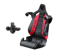 FIRSTXIU Supporto per sedile da competizione Supporto girevole a 360 gradi di attrazione progetta supporto per telefono staffa mobile per ventilazione non slittamento culla