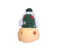 FIRSTXIU Unico Light Up Knit Hat Toy Decorazione di Natale Bambole Morbido Home Party Decor con Musica