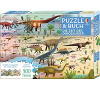 Firth, Rachel Puzzle & Buch: Die Zeit der Dinosaurier NUOVO