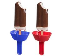 Firulab Porta ghiaccioli antigoccia per Bambini con Cannuccia, Porta ghiaccioli Senza gocciolamento Porta Gelato Vassoio antigoccia Porta ghiaccioli per Bambini Elementi Essenziali per Feste