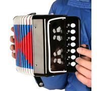 Fisarmonica 7 Chiavi 2 Bassi Strumento Musicale Educativo per Bambini Ideale per Sessioni di Apprendimento Musicale e Band Ritmiche Realizzata in Materiale ABS