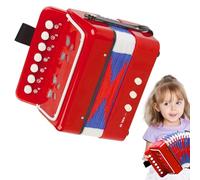 Fisarmonica a bottone - Giocattolo a fisarmonica per bambini, giocattoli musicali per bambini | Regalo di compleanno, piccola fisarmonica portatile a 7 tasti e pulsanti per principianti, ragazzi e