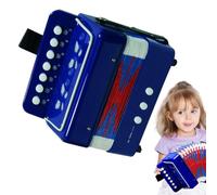 Fisarmonica a bottoni,Fisarmonica musicale Piccola fisarmonica a 7 tasti, | Bambini Giocattolo musicale educativo per lo sviluppo precoce, strumento musicale di controllo a 7 tasti, per