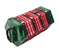 Fisarmonica a Fisarmonica Professionale, Fisarmonica a 20 Bottoni a Fisarmonica con Manico e Borsa, Fisarmonica a Fisarmonica Adatto a Sia i Bambini Che Gli Adulti da Usare(verde)