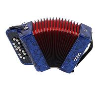 Fisarmonica A Piano, 22 Tasti 8 Bassi, For Gli Amanti Degli Strumenti Musicali, Performance Sul Palco, Con Custodia For Tracolla Retrattile
