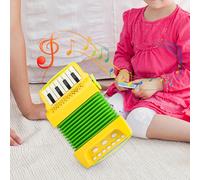 Fisarmonica a piano con 10 tasti e 8 bassi, strumento musicale, set da gioco per