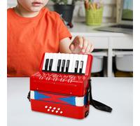 Fisarmonica a piano per bambini con 17 tasti e 8 bassi. Giocattolo per