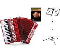 Fisarmonica Classic Cantabile 72 Bass "Secondo V" Set Rossa, 34 tasti alti